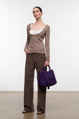 NATASHA CASHMERE SWEATER | CIGAR