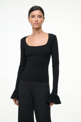 SHELLEY TOP | BLACK