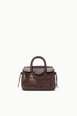 MAUDE MINI CARRYALL | ESPRESSO CROCO