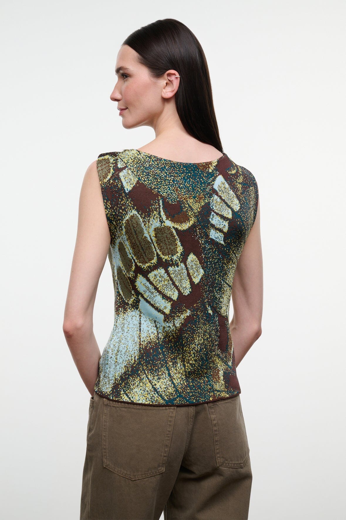 VERONICA TOP | BUTTERFLY MOSS