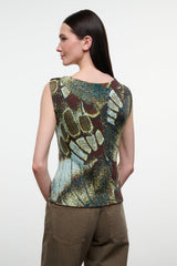 VERONICA TOP | BUTTERFLY MOSS