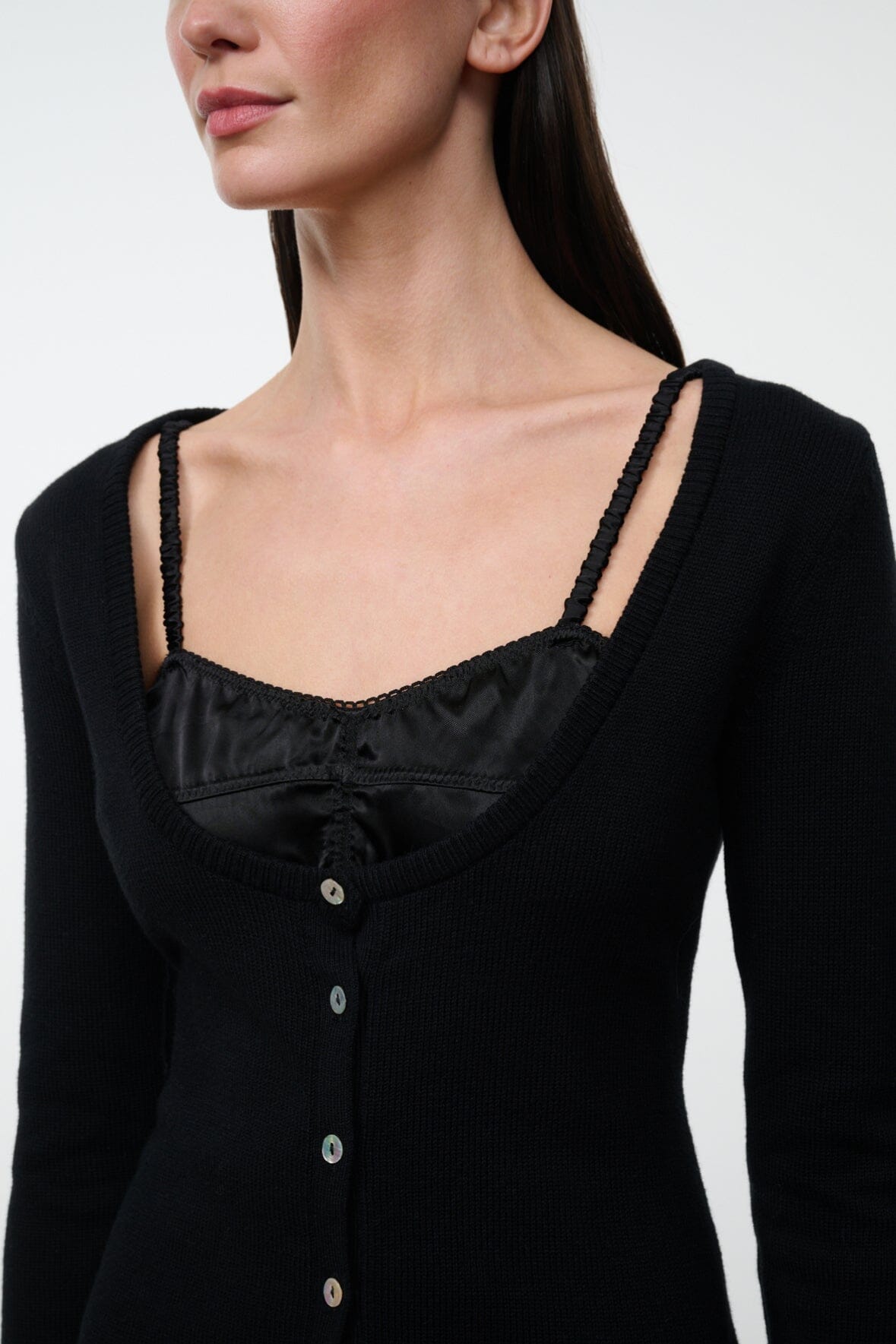 NATASHA CASHMERE SWEATER | BLACK