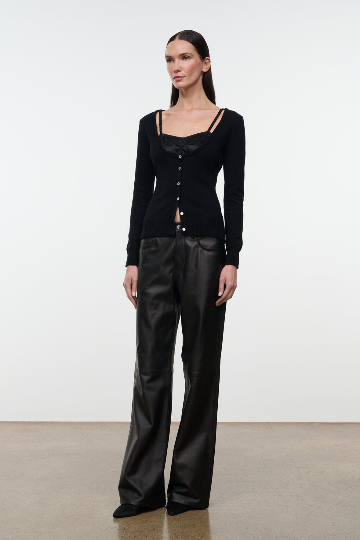 NATASHA CASHMERE SWEATER | BLACK