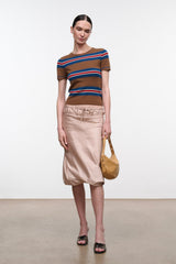 EASY CASHMERE TEE | SAVOY STRIPE