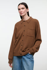 CAMERON CASHMERE CARDIGAN | CIGAR