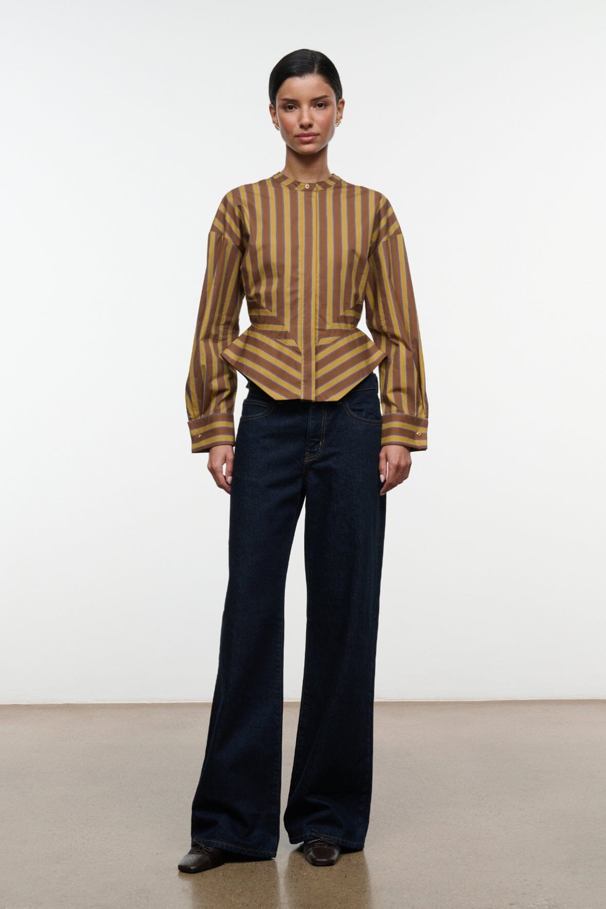 RHYS TOP | CIGAR STRIPE