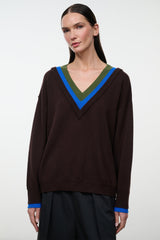 NORMAN SWEATER | DARK OAK MULTI