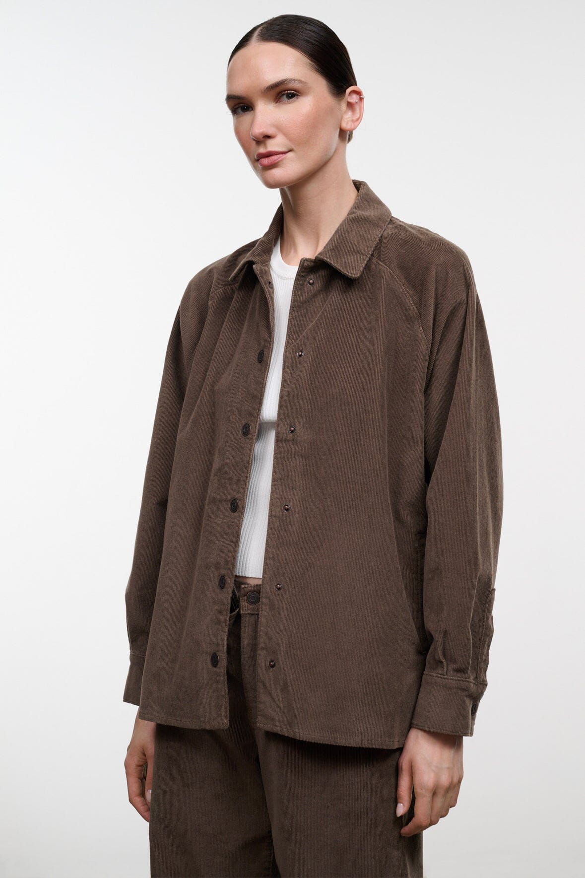 MYLES SHIRT JACKET | OYSTER CORDUROY