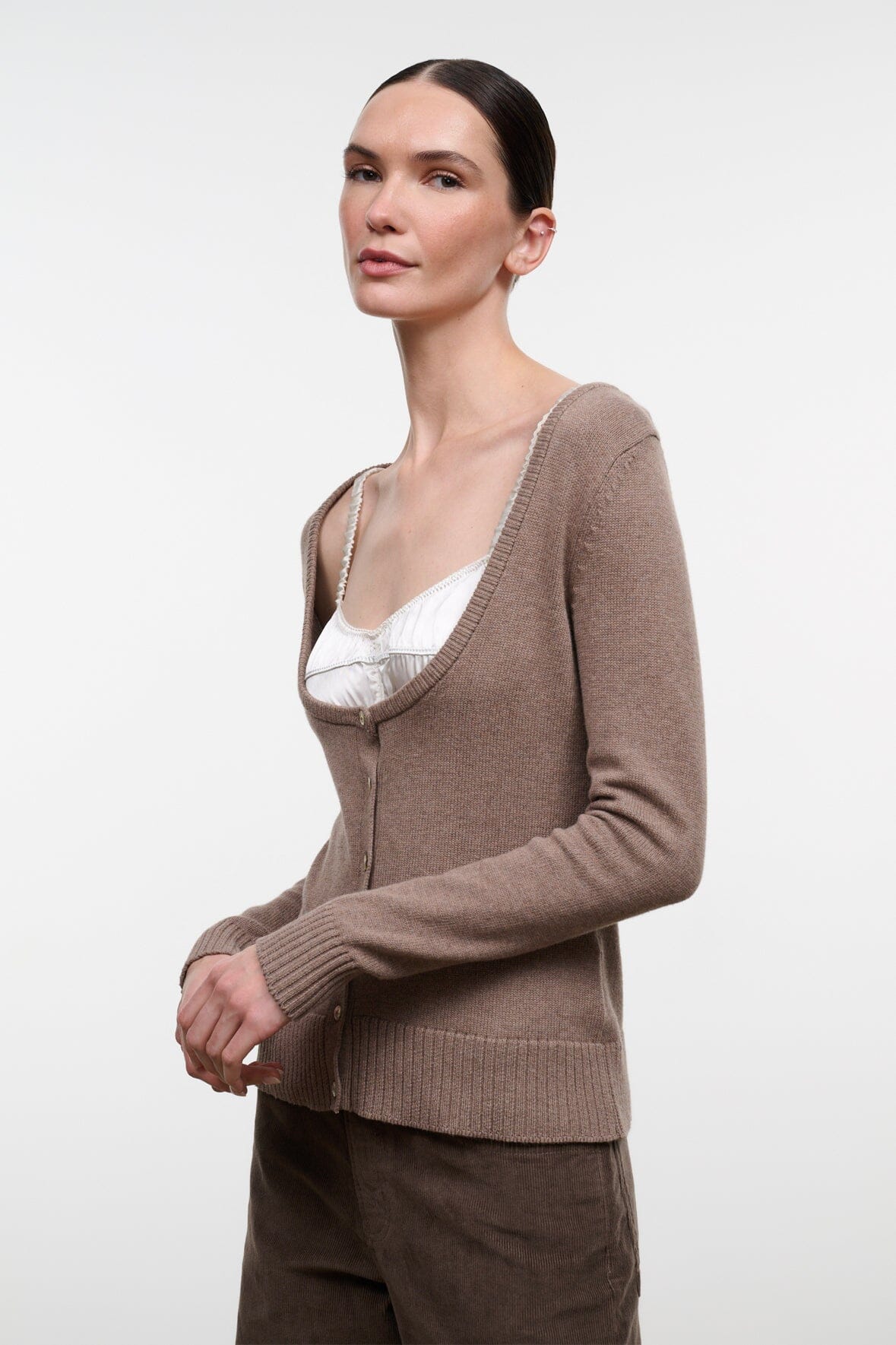 NATASHA CASHMERE SWEATER | CIGAR