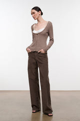 NATASHA CASHMERE SWEATER | CIGAR