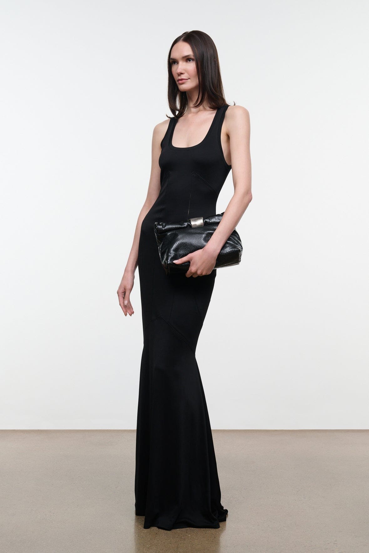 CUFF CLUTCH | BLACK SNAKE