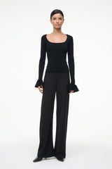 SHELLEY TOP | BLACK