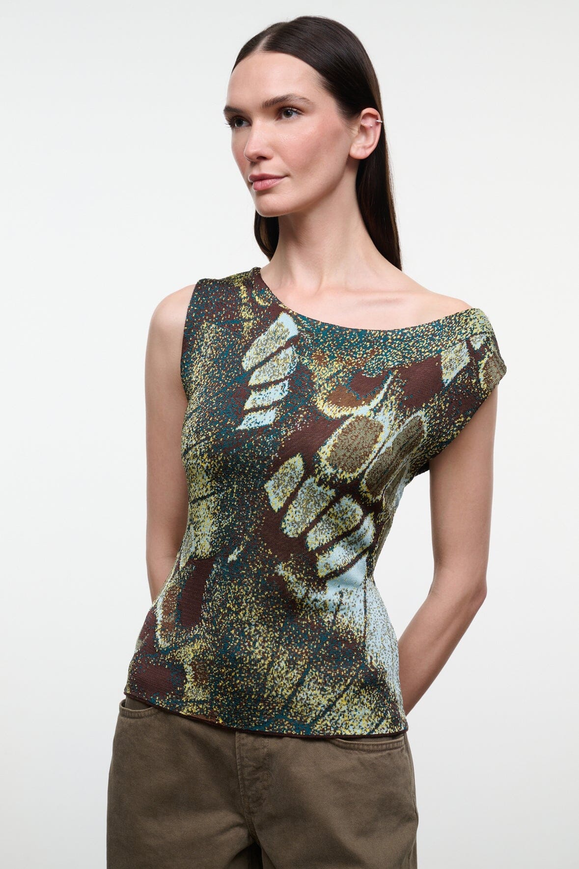VERONICA TOP | BUTTERFLY MOSS