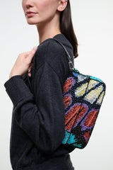 TIMMY SHOULDER BAG | BUTTERFLY CHROME