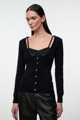 NATASHA CASHMERE SWEATER | BLACK
