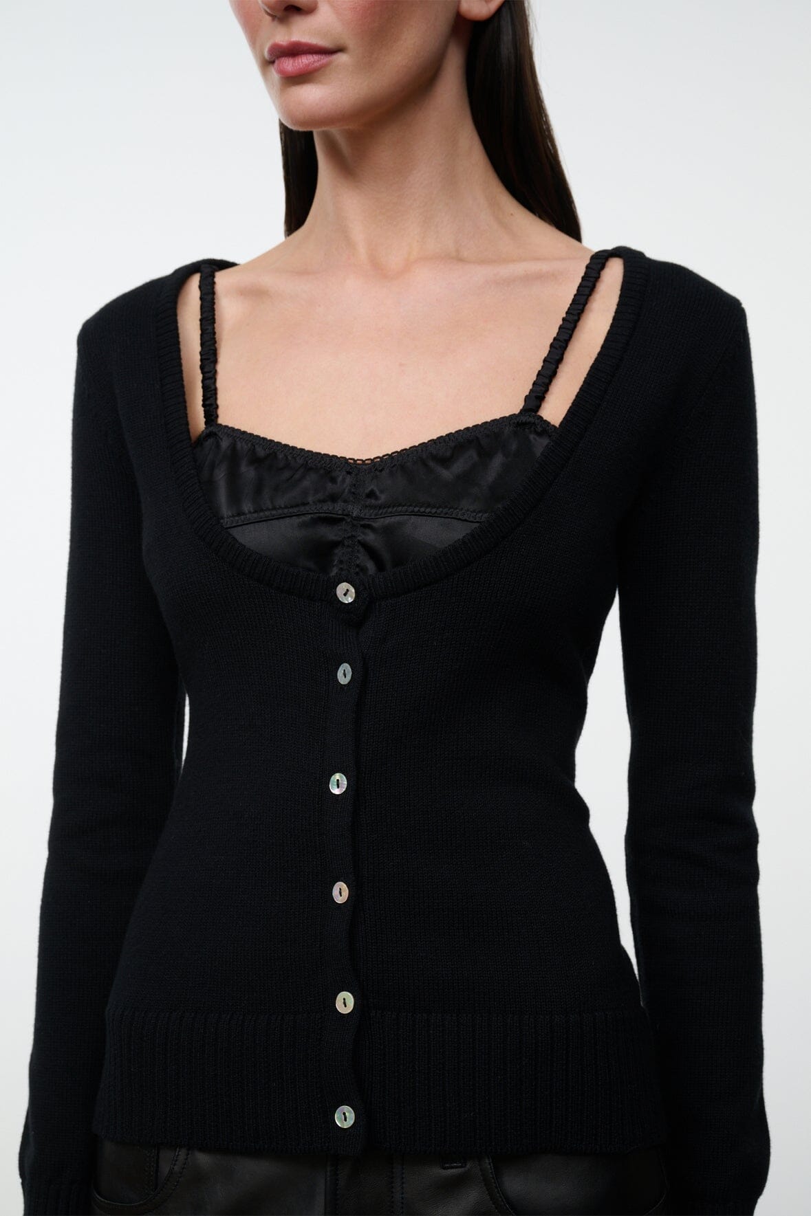NATASHA CASHMERE SWEATER | BLACK