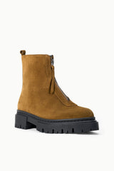 MILES ZIP ANKLE BOOT | CIGAR