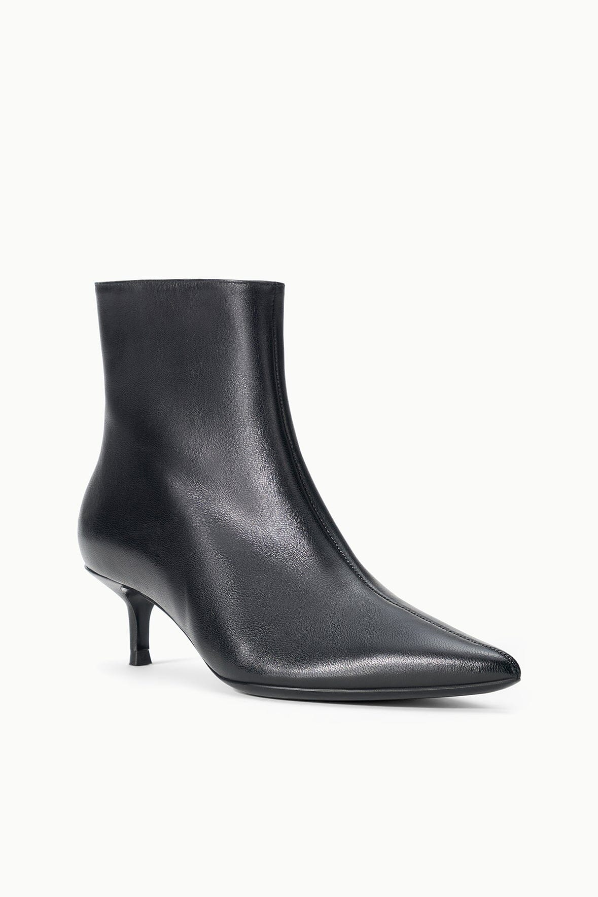 SEBASTIAN ANKLE KITTEN HEEL BOOT | BLACK