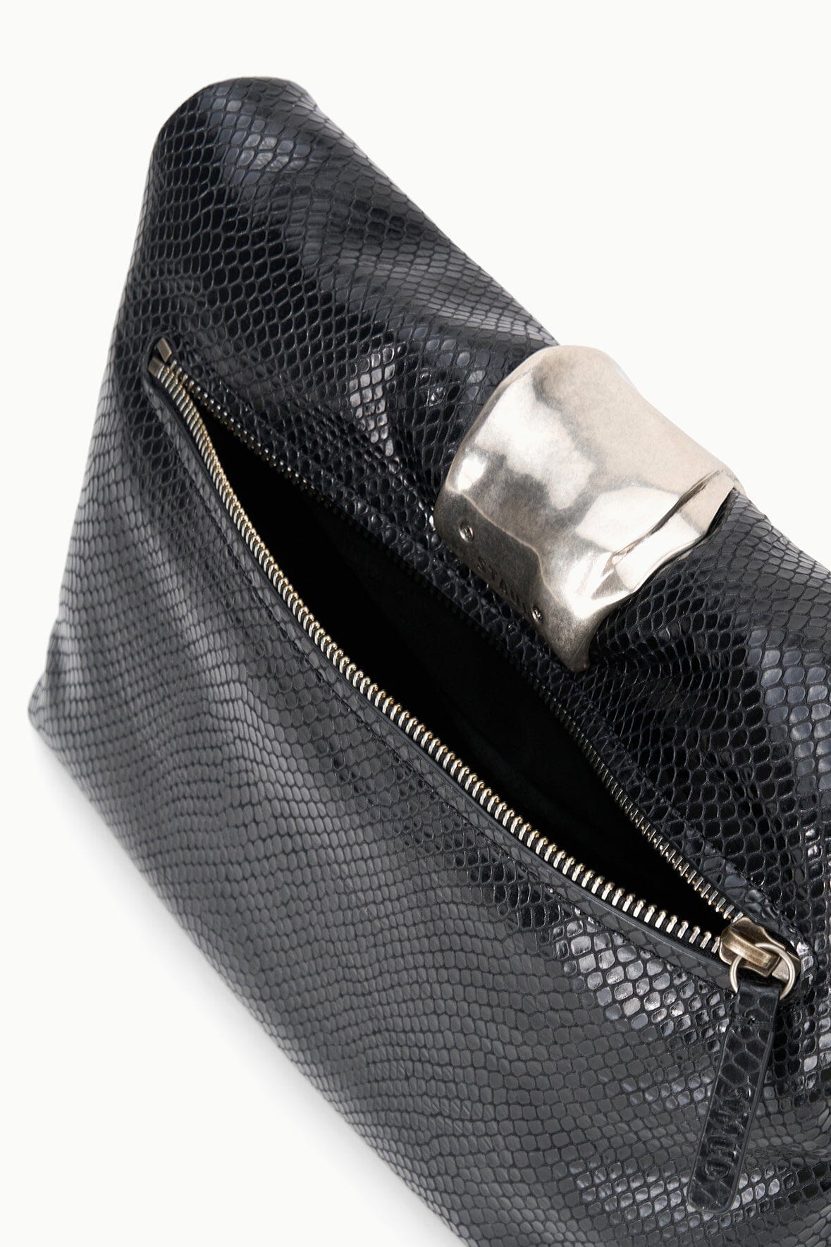 CUFF CLUTCH | BLACK SNAKE