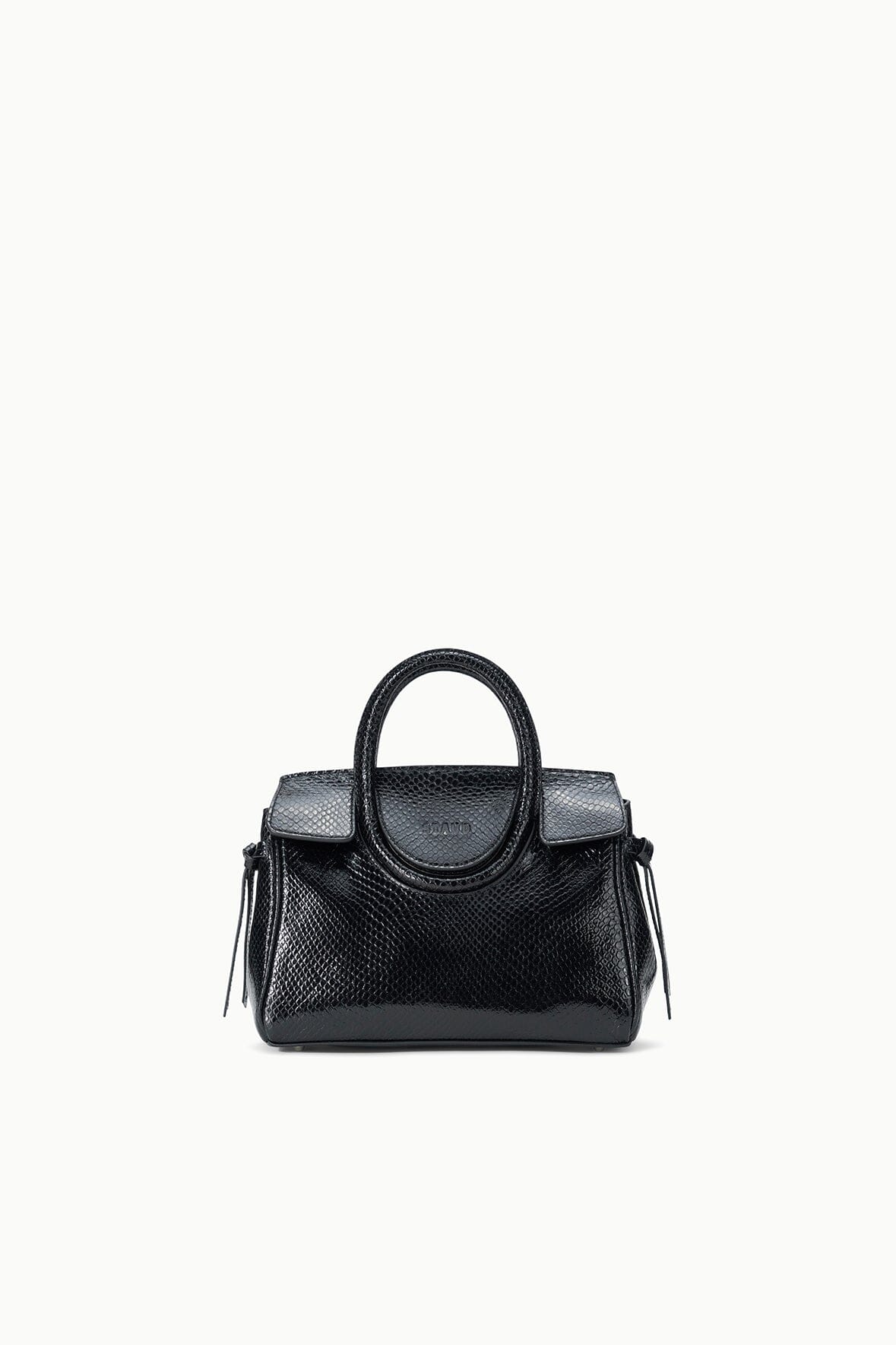 MAUDE MINI CARRYALL | BLACK SNAKE